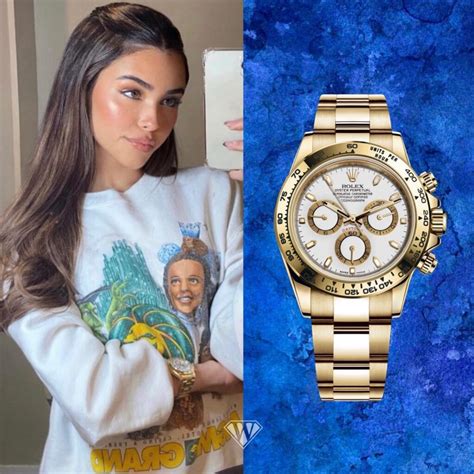 madison beer rolex|Madison Beer sure wears the hell out of a solid yellow gold Rolex .